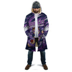 Personalised Hobart Hurricanes Cricket Fan Pride Cloak Dynamic Swirling Storm Cricket Graphic Art With Hobart Skyline