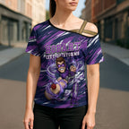 Personalised Hobart Hurricanes Cricket Fan Pride Cross Shoulder Shirt Dynamic Swirling Storm Cricket Graphic Art With Hobart Skyline