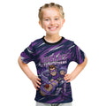Personalised Hobart Hurricanes Cricket Fan Pride Kid T Shirt Dynamic Swirling Storm Cricket Graphic Art With Hobart Skyline