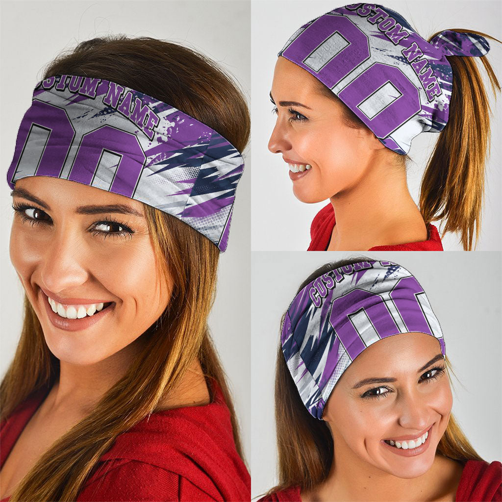Personalised Hobart Hurricanes Cricket Fan Pride Neck Gaiter Dynamic Swirling Storm Cricket Graphic Art With Hobart Skyline