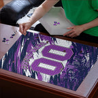 Personalised Hobart Hurricanes Cricket Fan Pride Puzzle Dynamic Swirling Storm Cricket Graphic Art With Hobart Skyline