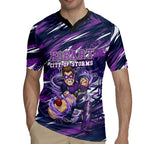 Personalised Hobart Hurricanes Cricket Fan Pride Rugby Jersey Dynamic Swirling Storm Cricket Graphic Art With Hobart Skyline