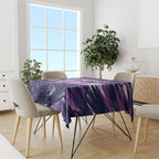 Personalised Hobart Hurricanes Cricket Fan Pride Tablecloth Dynamic Swirling Storm Cricket Graphic Art With Hobart Skyline