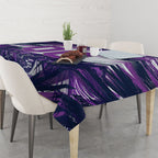 Personalised Hobart Hurricanes Cricket Fan Pride Tablecloth Dynamic Swirling Storm Cricket Graphic Art With Hobart Skyline