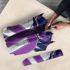 Personalised Hobart Hurricanes Cricket Fan Pride Umbrella Dynamic Swirling Storm Cricket Graphic Art With Hobart Skyline