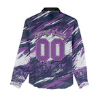 Personalised Hobart Hurricanes Cricket Fan Pride Women Casual Shirt Dynamic Swirling Storm Cricket Graphic Art With Hobart Skyline