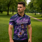 Personalised Hobart Hurricanes Cricket Fan Pride Zipper Polo Shirt Dynamic Swirling Storm Cricket Graphic Art With Hobart Skyline