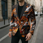 Personalised Perth Scorchers Cricket Fan Pride Blazer Dynamic Flaming Dragon Art With Perth City Skyline