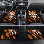 Personalised Perth Scorchers Cricket Fan Pride Car Mats Dynamic Flaming Dragon Art With Perth City Skyline