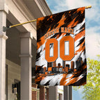 Personalised Perth Scorchers Cricket Fan Pride Garden Flag Dynamic Flaming Dragon Art With Perth City Skyline