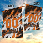 Personalised Perth Scorchers Cricket Fan Pride Garden Flag Dynamic Flaming Dragon Art With Perth City Skyline