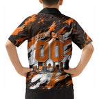 Personalised Perth Scorchers Cricket Fan Pride Hawaiian Shirt Dynamic Flaming Dragon Art With Perth City Skyline