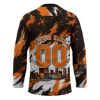 Personalised Perth Scorchers Cricket Fan Pride Hockey Jersey Dynamic Flaming Dragon Art With Perth City Skyline
