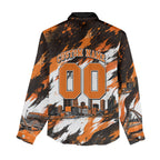 Personalised Perth Scorchers Cricket Fan Pride Women Casual Shirt Dynamic Flaming Dragon Art With Perth City Skyline