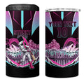 Personalised Sydney Sixers Cricket Mascot Skyline 4 in 1 Can Cooler Tumbler Retro Neon Graphic Fan Art
