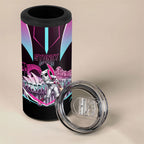 Personalised Sydney Sixers Cricket Mascot Skyline 4 in 1 Can Cooler Tumbler Retro Neon Graphic Fan Art