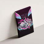 Personalised Sydney Sixers Cricket Mascot Skyline Canvas Wall Art Retro Neon Graphic Fan Art