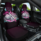 Personalised Sydney Sixers Cricket Mascot Skyline Car Seat Cover Retro Neon Graphic Fan Art