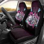 Personalised Sydney Sixers Cricket Mascot Skyline Car Seat Cover Retro Neon Graphic Fan Art