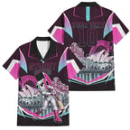 Personalised Sydney Sixers Cricket Mascot Skyline Family Matching Tank Maxi Dress and Hawaiian Shirt Retro Neon Graphic Fan Art