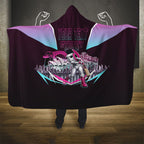 Personalised Sydney Sixers Cricket Mascot Skyline Hooded Blanket Retro Neon Graphic Fan Art