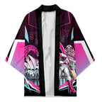 Personalised Sydney Sixers Cricket Mascot Skyline Kimono Retro Neon Graphic Fan Art