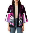 Personalised Sydney Sixers Cricket Mascot Skyline Kimono Retro Neon Graphic Fan Art