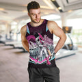 Personalised Sydney Sixers Cricket Mascot Skyline Men Tank Top Retro Neon Graphic Fan Art