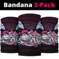Personalised Sydney Sixers Cricket Mascot Skyline Neck Gaiter Retro Neon Graphic Fan Art