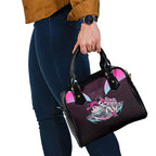 Personalised Sydney Sixers Cricket Mascot Skyline Shoulder Handbag Retro Neon Graphic Fan Art
