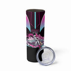 Personalised Sydney Sixers Cricket Mascot Skyline Skinny Tumbler Retro Neon Graphic Fan Art