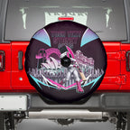 Personalised Sydney Sixers Cricket Mascot Skyline Spare Tire Cover Retro Neon Graphic Fan Art