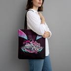Personalised Sydney Sixers Cricket Mascot Skyline Tote Bag Retro Neon Graphic Fan Art