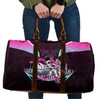 Personalised Sydney Sixers Cricket Mascot Skyline Travel Bag Retro Neon Graphic Fan Art