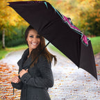 Personalised Sydney Sixers Cricket Mascot Skyline Umbrella Retro Neon Graphic Fan Art