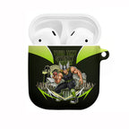 Personalised Sydney Thunder Cricket Mascot Skyline AirPods Case Retro Comic Style Fan Art Graphic
