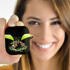 Personalised Sydney Thunder Cricket Mascot Skyline AirPods Case Retro Comic Style Fan Art Graphic