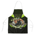 Personalised Sydney Thunder Cricket Mascot Skyline Apron Retro Comic Style Fan Art Graphic