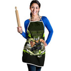 Personalised Sydney Thunder Cricket Mascot Skyline Apron Retro Comic Style Fan Art Graphic