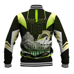 Personalised Sydney Thunder Cricket Mascot Skyline Baseball Jacket Retro Comic Style Fan Art Graphic