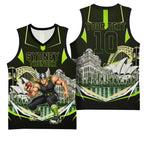 Personalised Sydney Thunder Cricket Mascot Skyline Basketball Jersey Retro Comic Style Fan Art Graphic