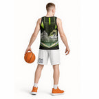 Personalised Sydney Thunder Cricket Mascot Skyline Basketball Jersey Retro Comic Style Fan Art Graphic