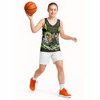 Personalised Sydney Thunder Cricket Mascot Skyline Basketball Jersey Retro Comic Style Fan Art Graphic