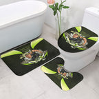 Personalised Sydney Thunder Cricket Mascot Skyline Bathroom Set Retro Comic Style Fan Art Graphic