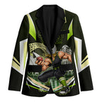 Personalised Sydney Thunder Cricket Mascot Skyline Blazer Retro Comic Style Fan Art Graphic
