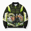 Personalised Sydney Thunder Cricket Mascot Skyline Bomber Puffer Jacket Retro Comic Style Fan Art Graphic