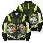 Personalised Sydney Thunder Cricket Mascot Skyline Bomber Puffer Jacket Retro Comic Style Fan Art Graphic