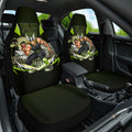 Personalised Sydney Thunder Cricket Mascot Skyline Car Seat Cover Retro Comic Style Fan Art Graphic