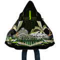 Personalised Sydney Thunder Cricket Mascot Skyline Cloak Retro Comic Style Fan Art Graphic