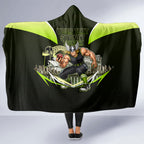 Personalised Sydney Thunder Cricket Mascot Skyline Hooded Blanket Retro Comic Style Fan Art Graphic